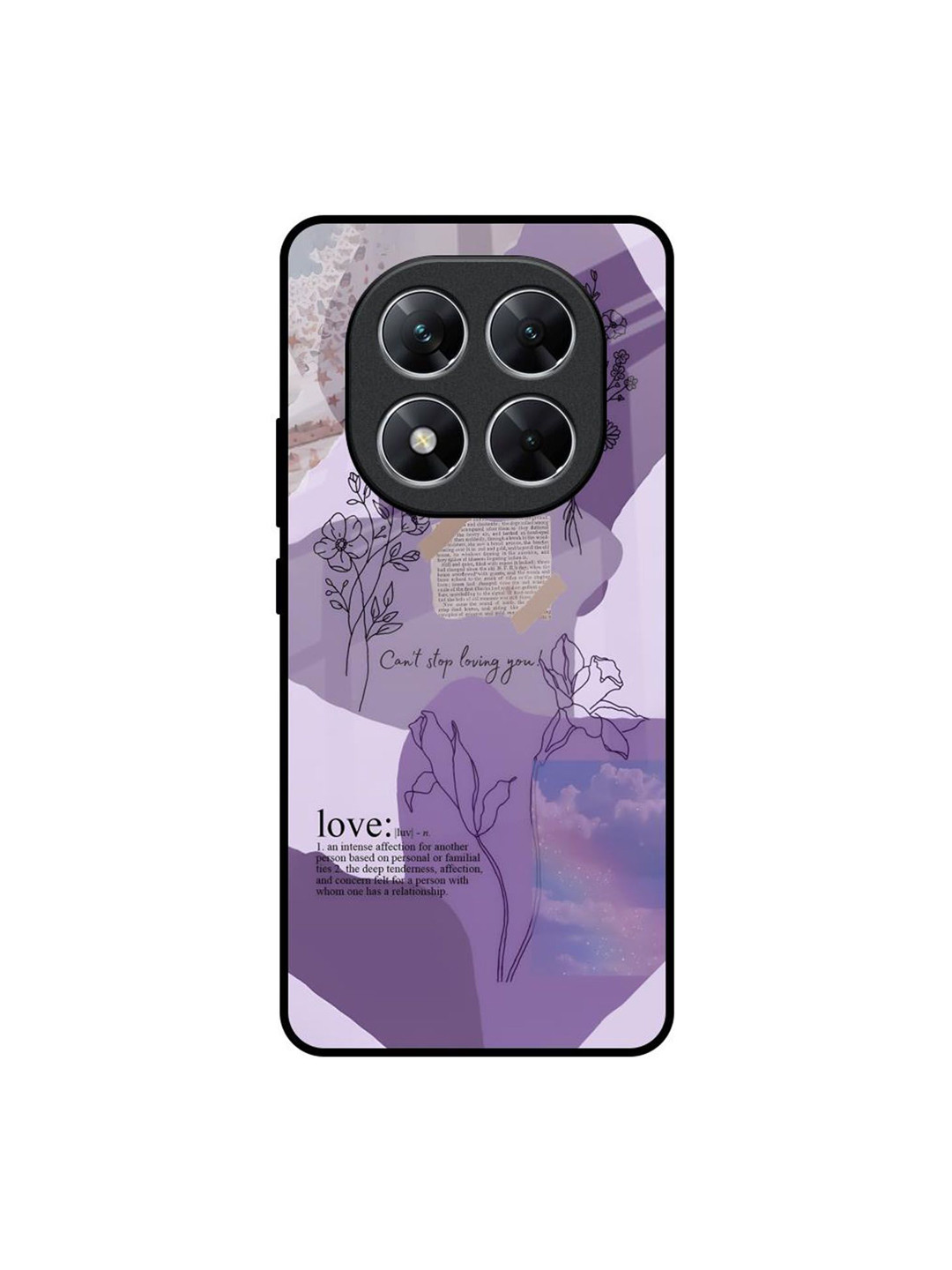 QRIOH Floral Printed Poco X7 5G Back Case Mobile Accessories