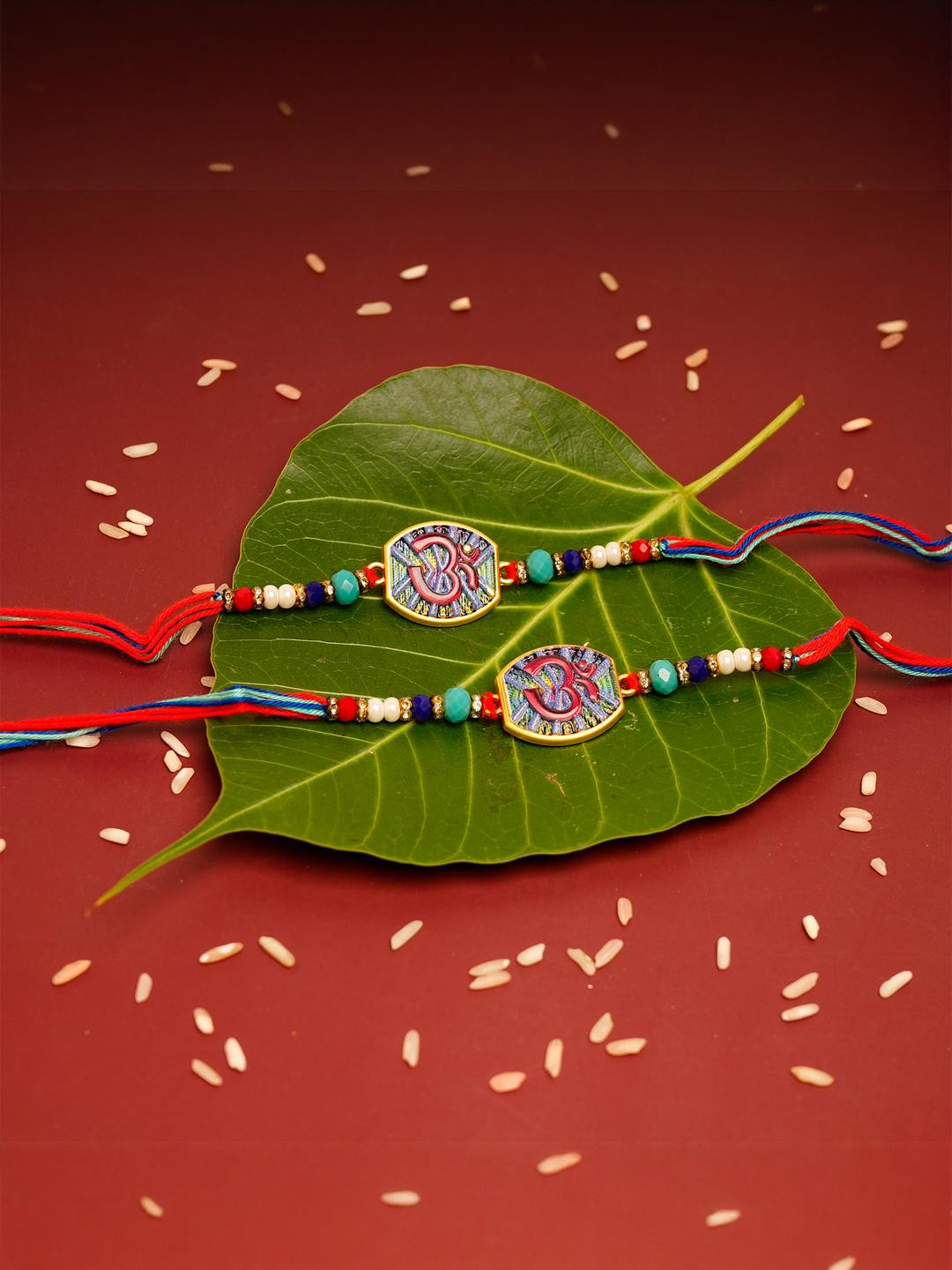 Traditional OM Rakhi Pack of 2