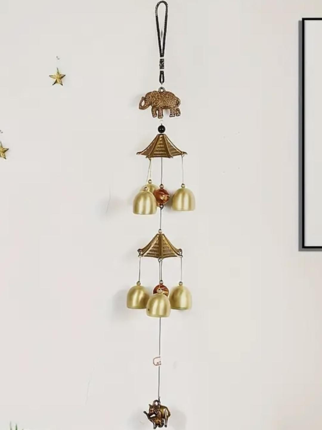 WARMINGO DE Gold Windchimes for home