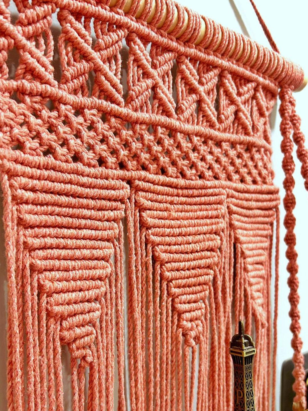 Sarmaya - The Handcraftes Tales Macrame Wall Shelf