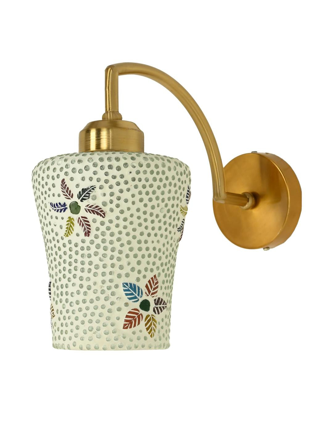 Somil Premium Designer Glass Wall/Night Lamp  Elegant  & Stylish Dcor Accent for Modern Interiors,  Color Multi Color , Size:- 13 x 13 x 31 CM