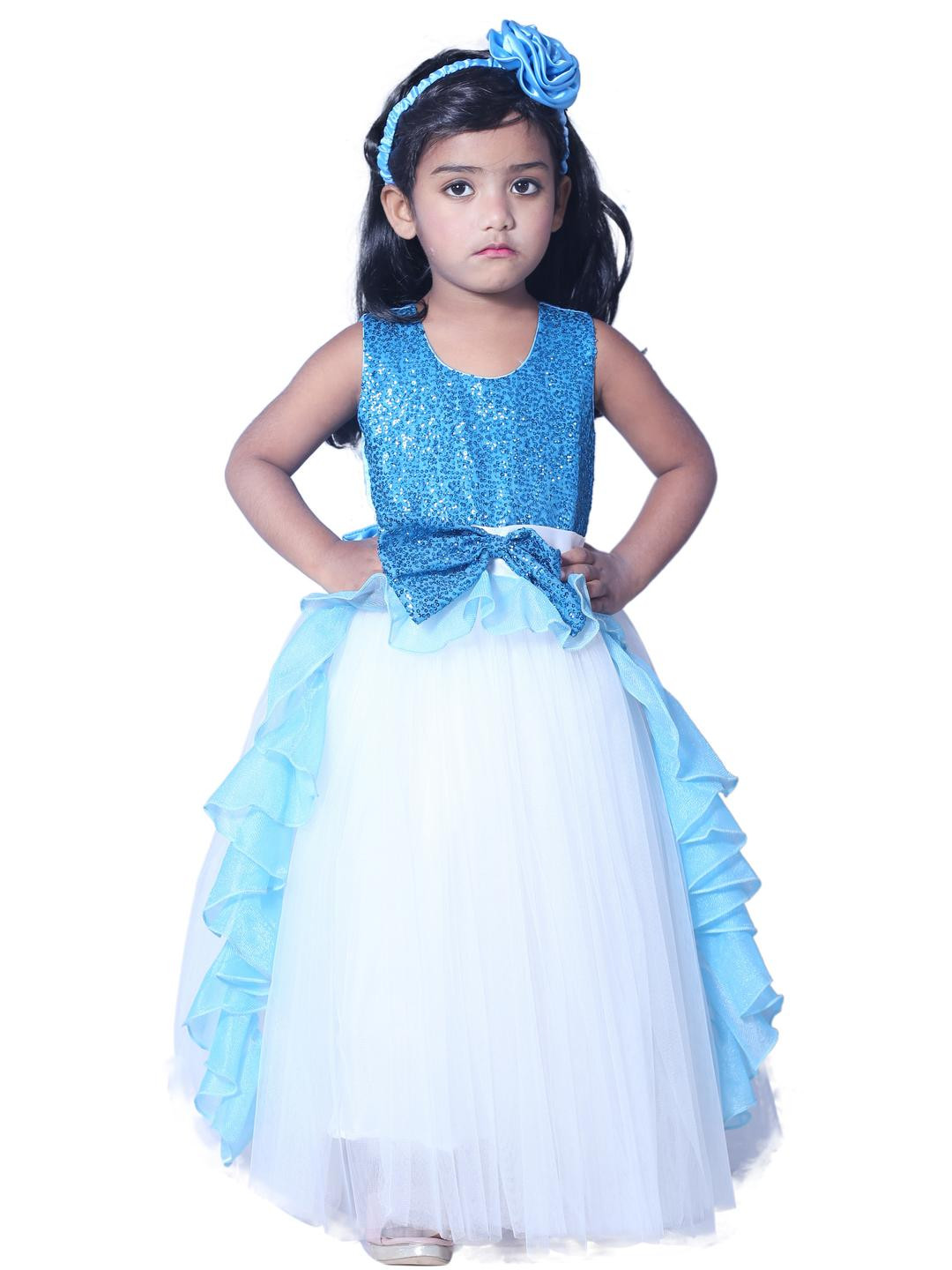 Shahina Fashion Multicolor Sequin Princess Gown