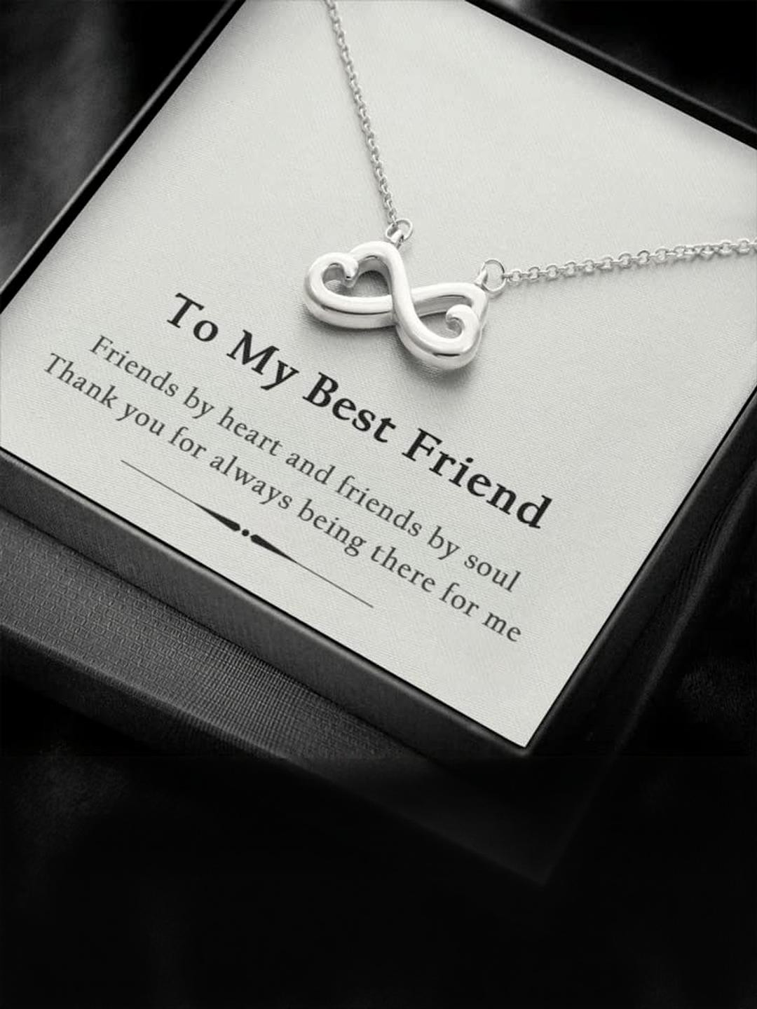 Best Gift for Female Bestfriend - 925 Sterling Silver Infinity Pendant
