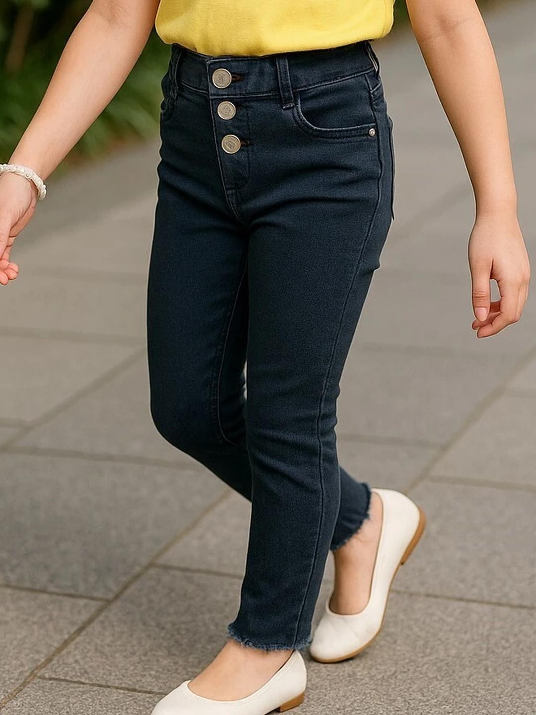 Iconic me Girls Grey Jeans