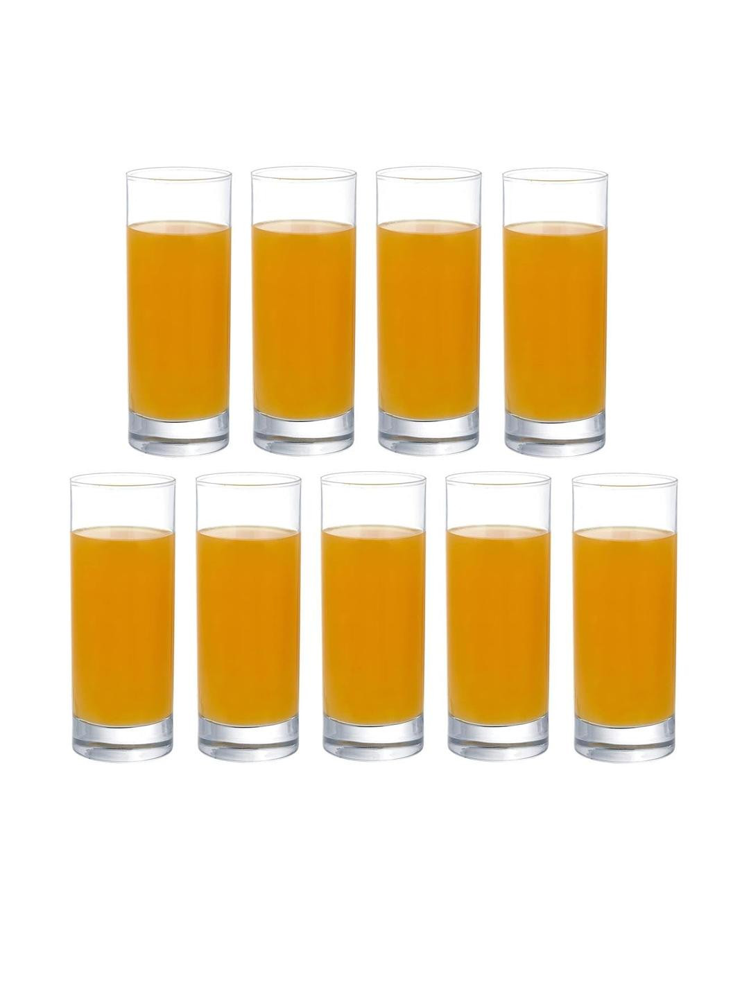 SOMIL Transparent 9 Food-Safe Glass Water Glass