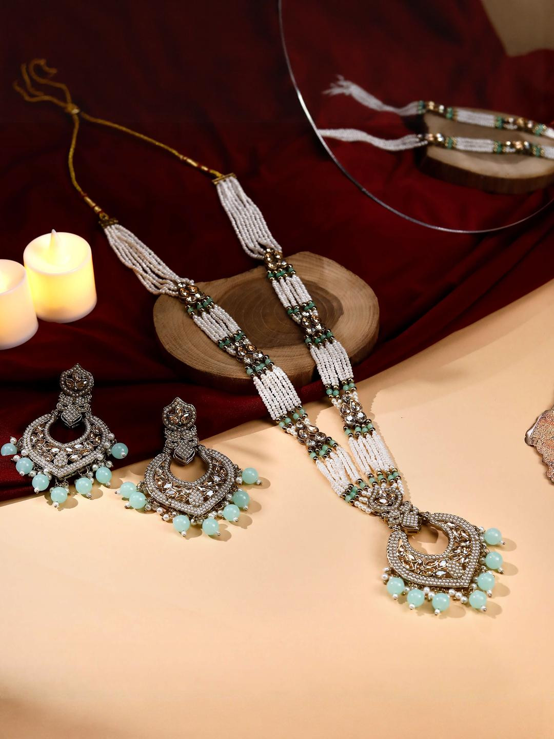 zarmar fashion Women GreenJewellery Set