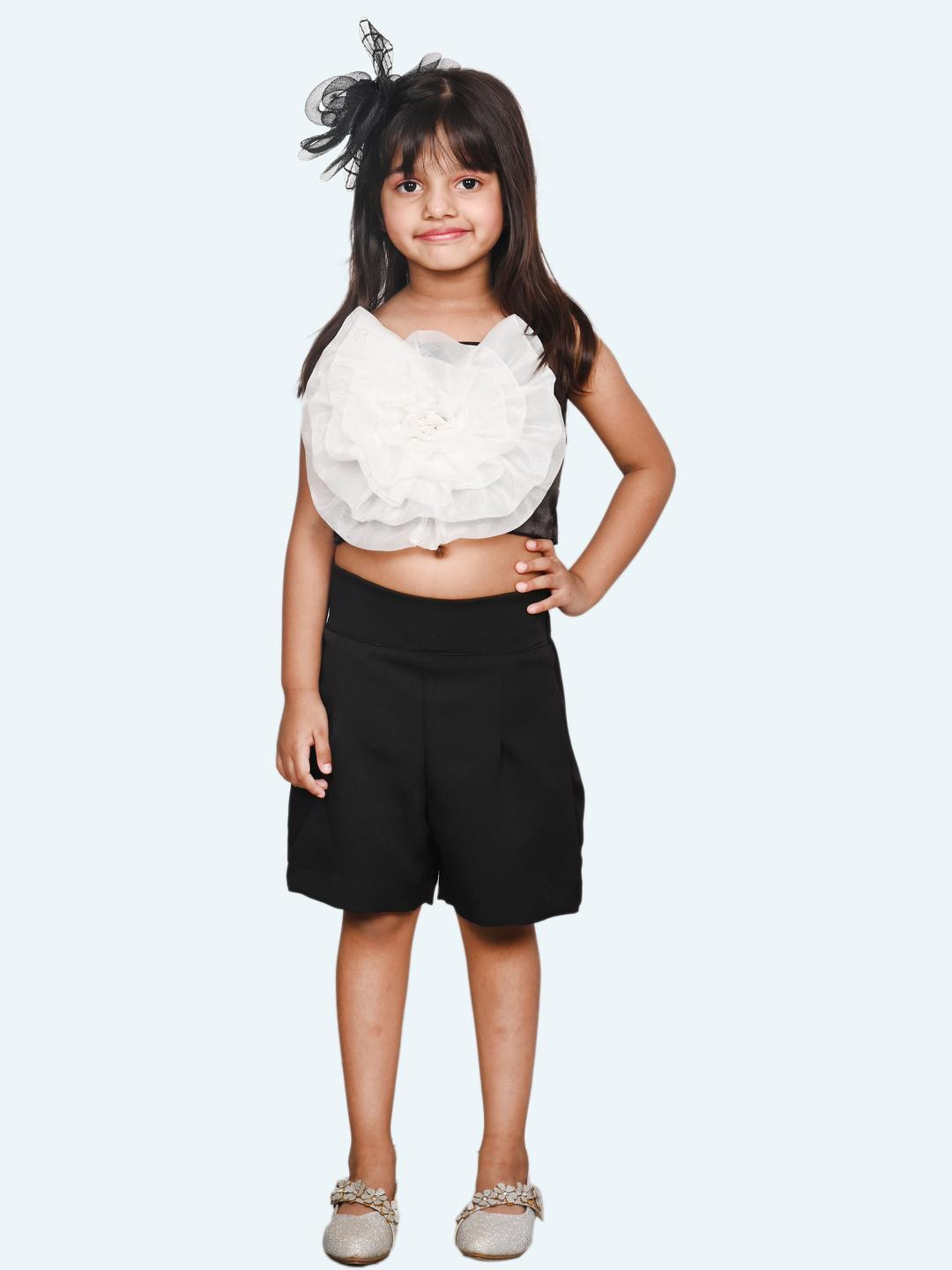 Modish Girls Top with Skirt