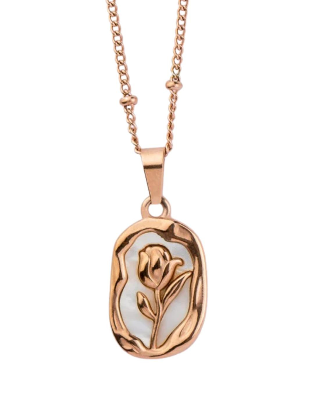 Hey Bae Women Rose Gold Necklace and Chains