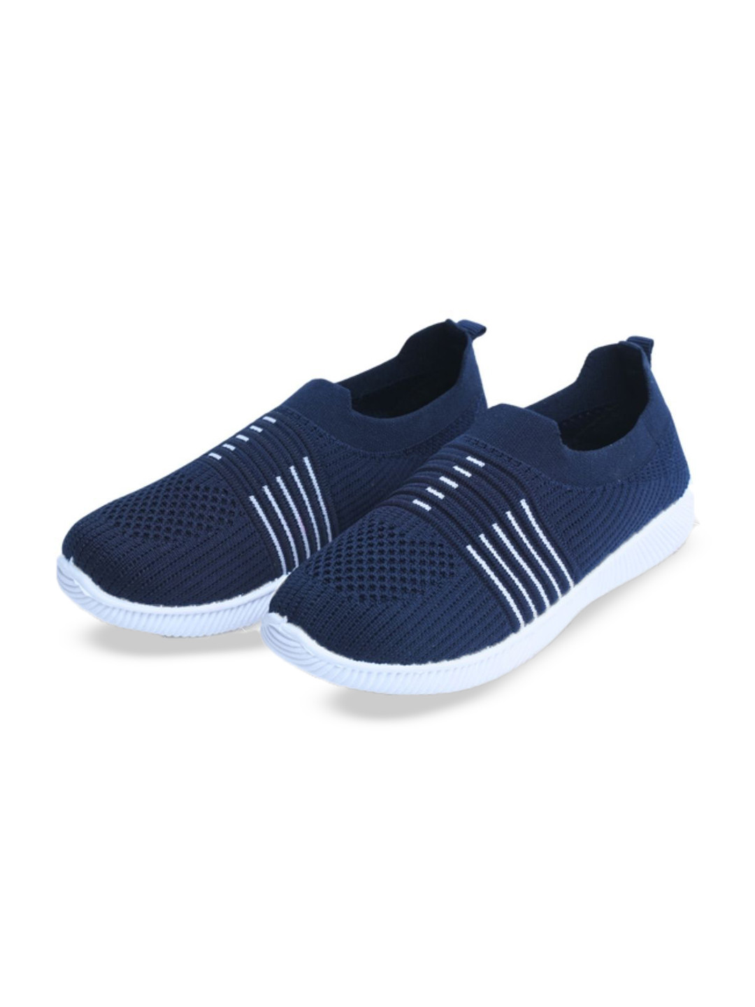 FootStation Women Woven Design Slip-On Sneakers