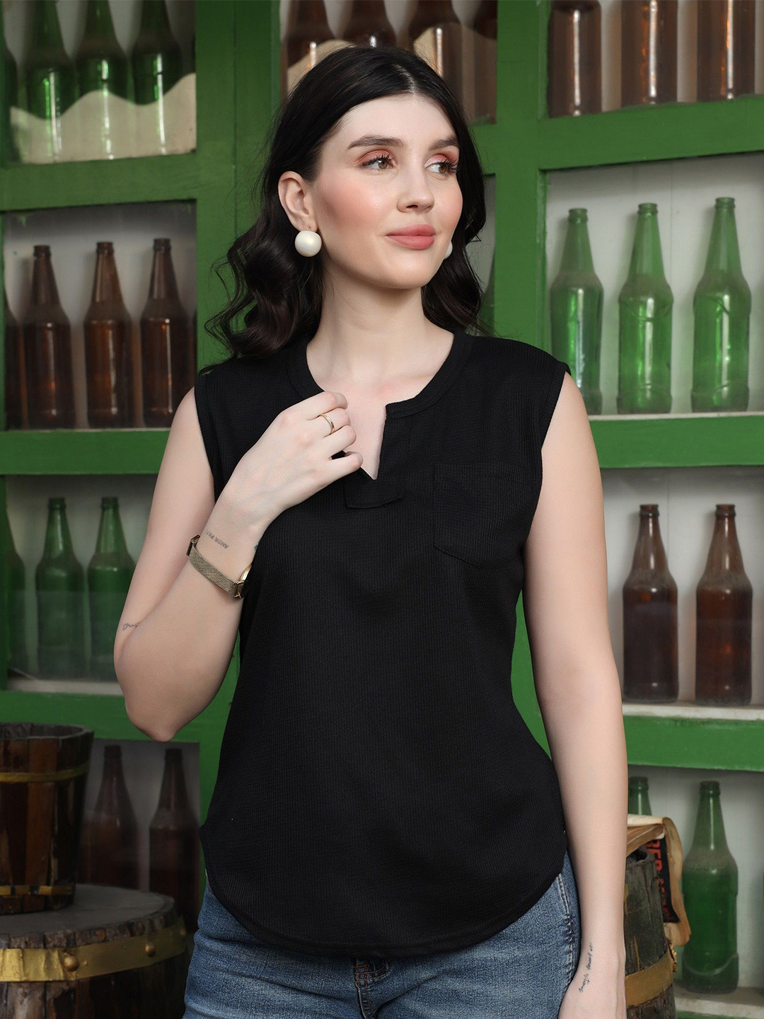 RAHI TRENDZ Women Woollen Tank Top