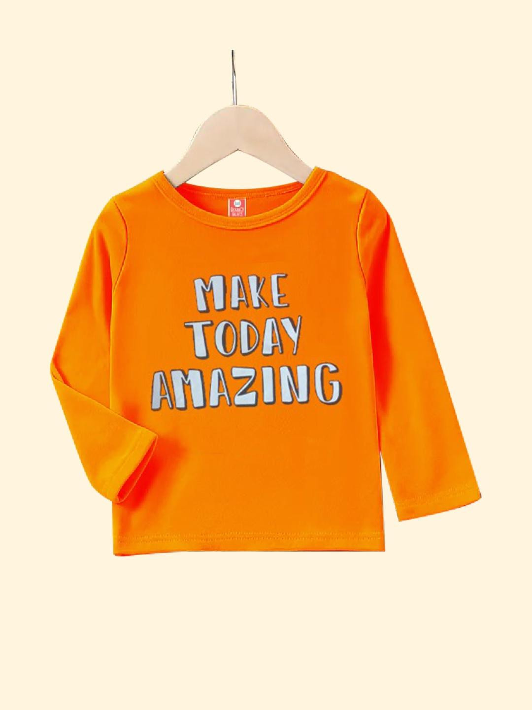 BOUNCY BEARS Girls Orange Tshirts