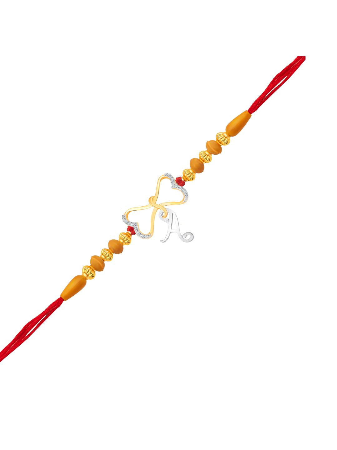 VIVASTRI Multistrand Letter B Rakhi