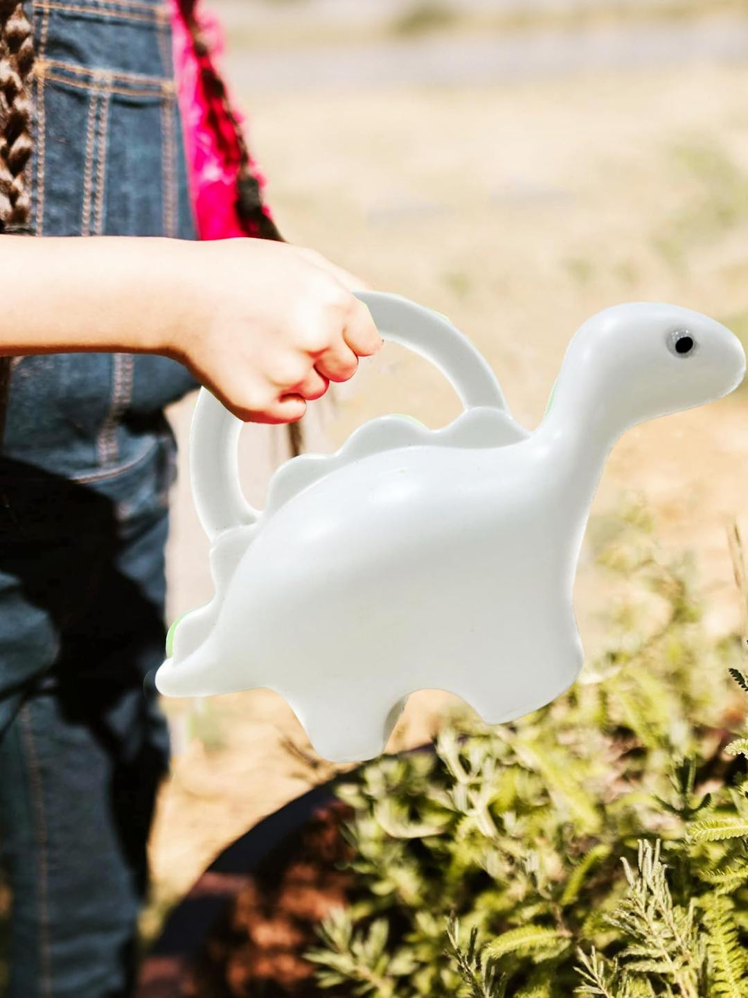 Go Hooked Kids Plastic Dinosaur Shape 1 Liter Watering Can