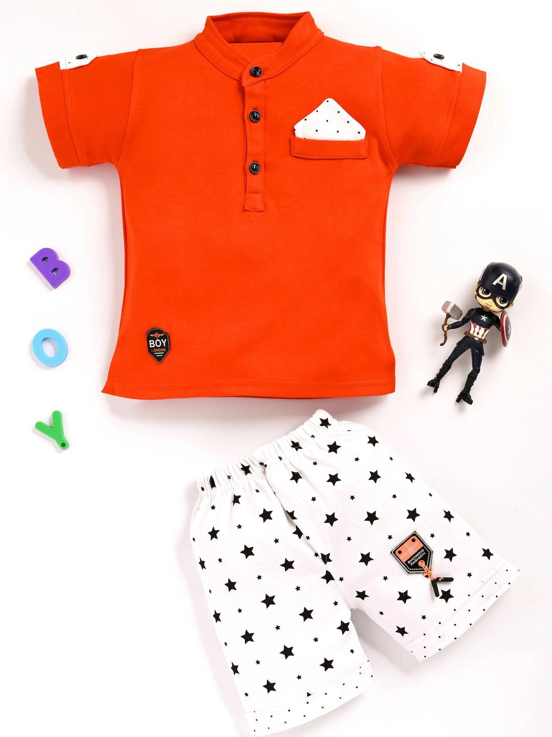 BABY HOME Boys Pure Cotton Clothing Set