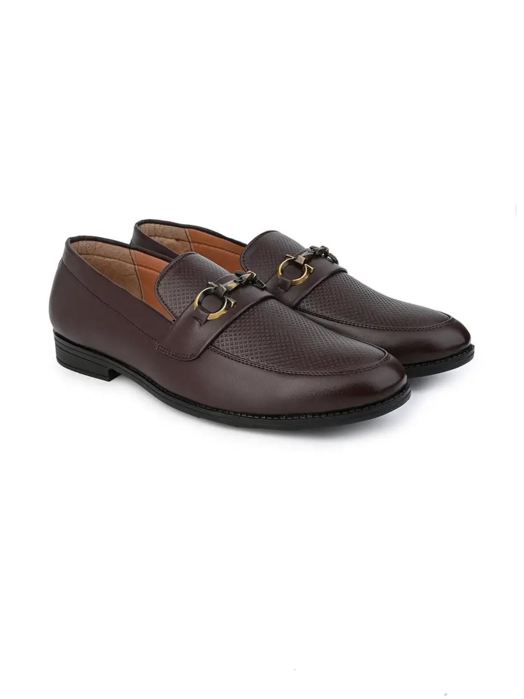 FASINO Men Brown Formal Shoes