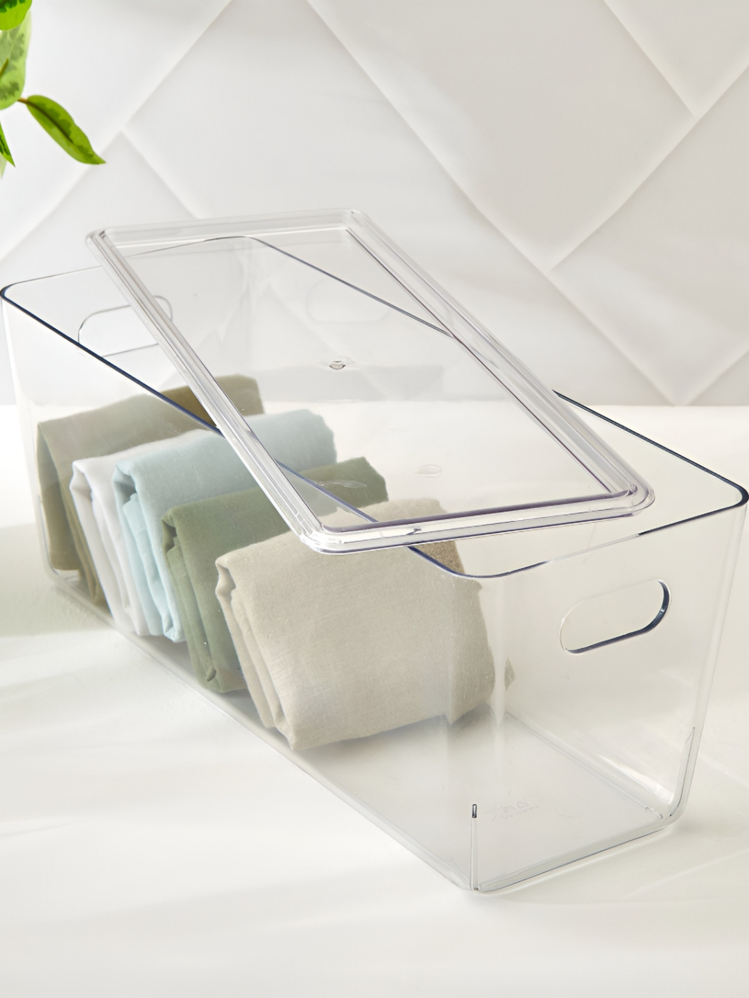 Home Centre Regan Vega Transparent Regular Makeup Organiser 5L