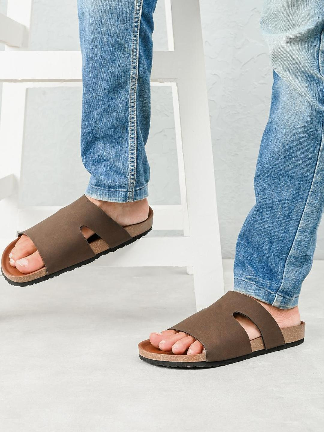 Appelon Men Brown Sandals