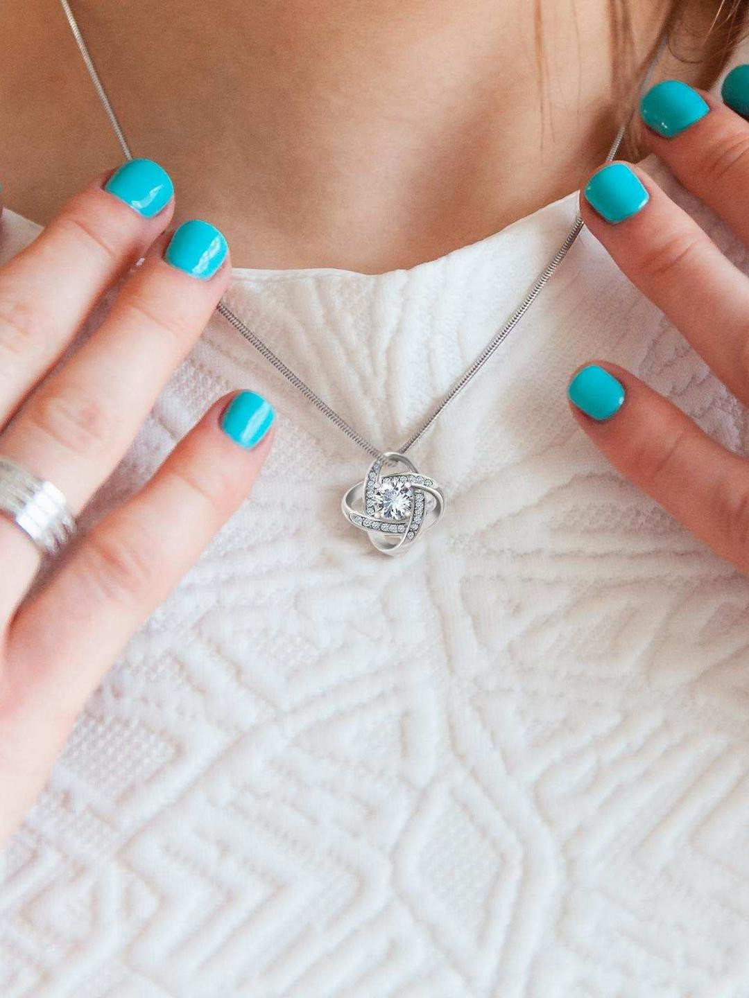 Silver Gift Mom Necklace, Mothers Day Gift From Daughter, Mothers Day Gift Ideas, Mothers Day Love