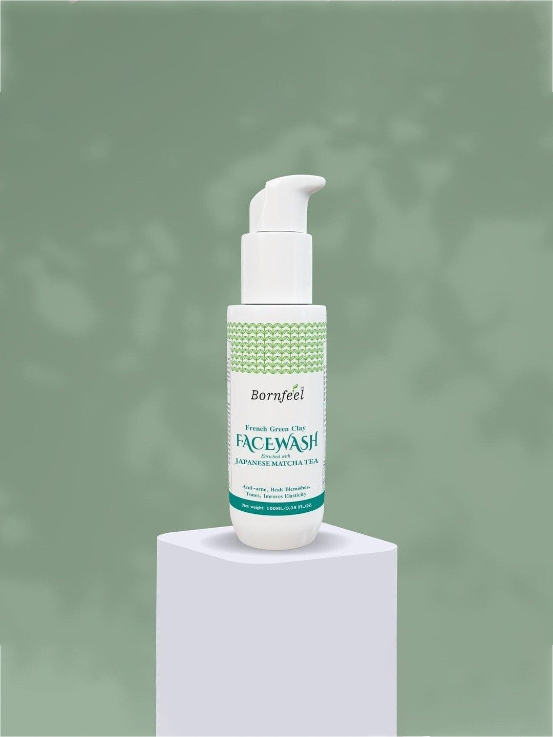 Bornfeel Japanese Matcha Tea Face Wash - 100 ml