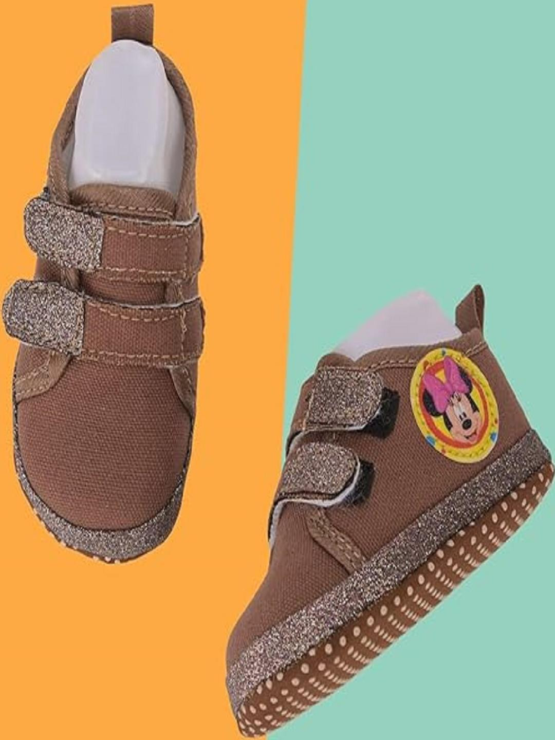 Star Fish Unisex Kids Cotton Mickey Mouse Booties