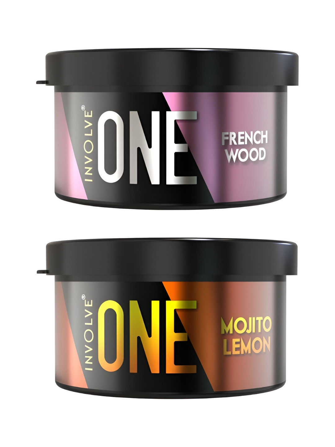 INVOLVE 2 Pieces One Frenchwood & Mojito Lemon Car Freshener 40 g
