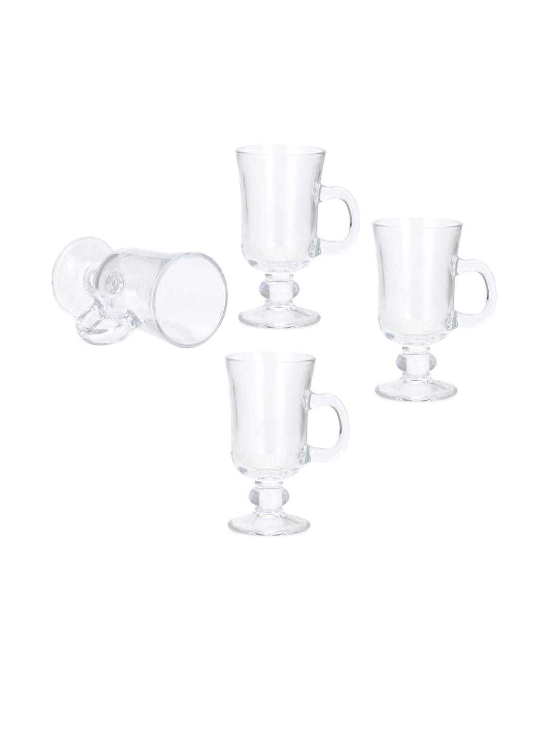 Somil Luxurious Transparent Glass Water Tumblers  Elegant & Durable Drinkware For Daily, Party & Dining Use Clear, Set Of 4