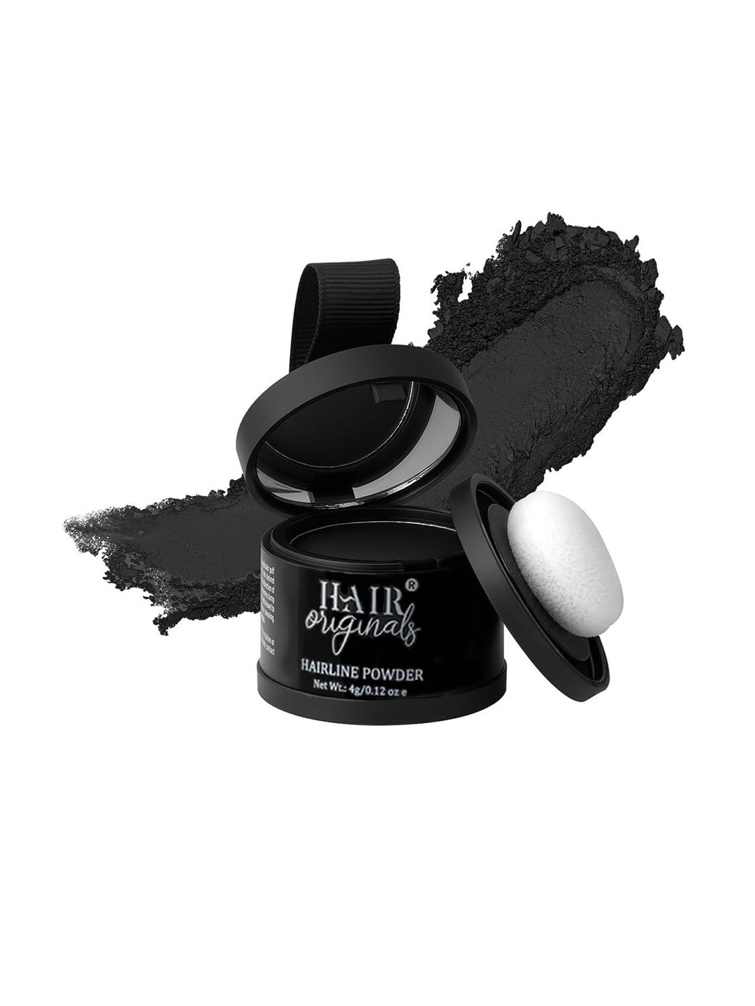 HAIR ORIGINALS Hairline Powder With Applicator- 4 g- Natural Black