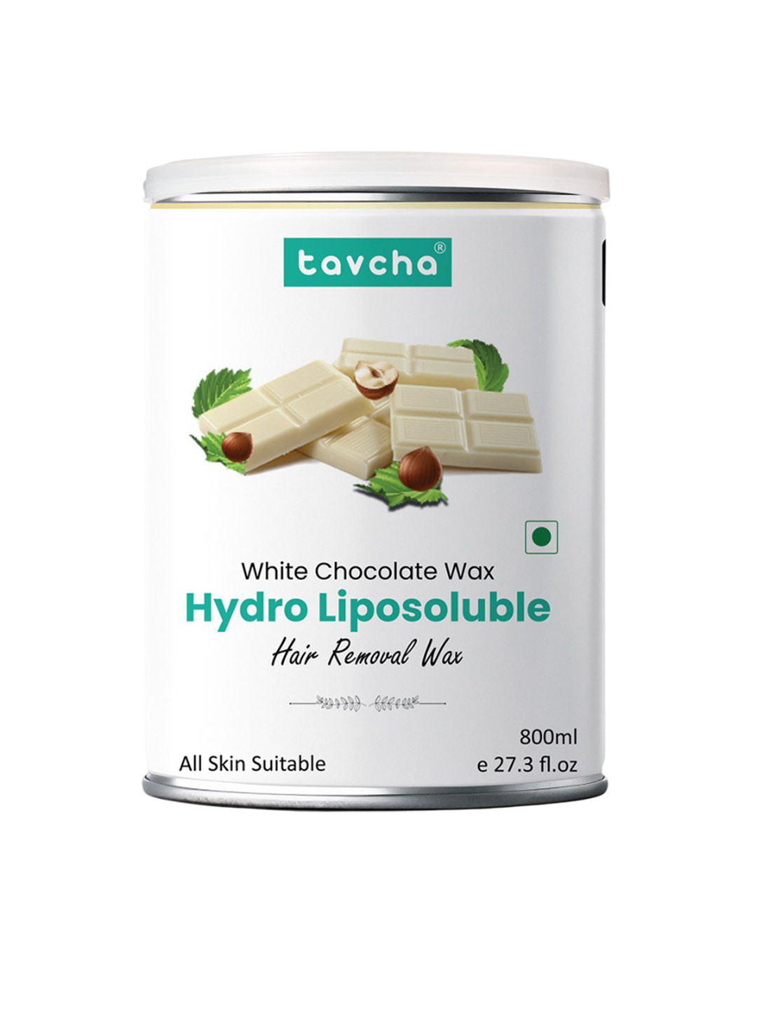 tavcha Hydro Liposoluble White Chocolate Wax - 800 ml