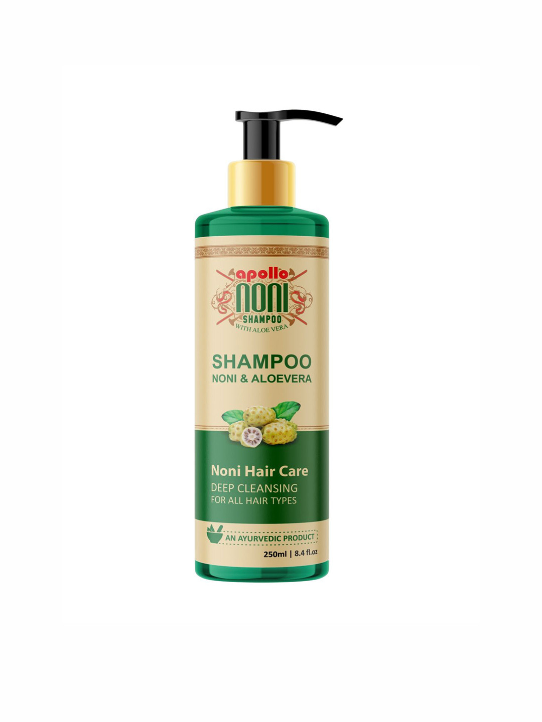 Apollo noni Shampoo With Noni & Aloe Vera - 250 ml