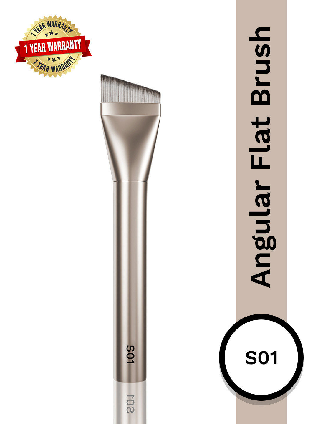 PAC S01 Angular Flat Brush - Rose Gold