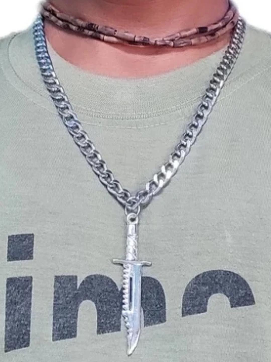 Basukiya Unisex Silver Necklace and Chains