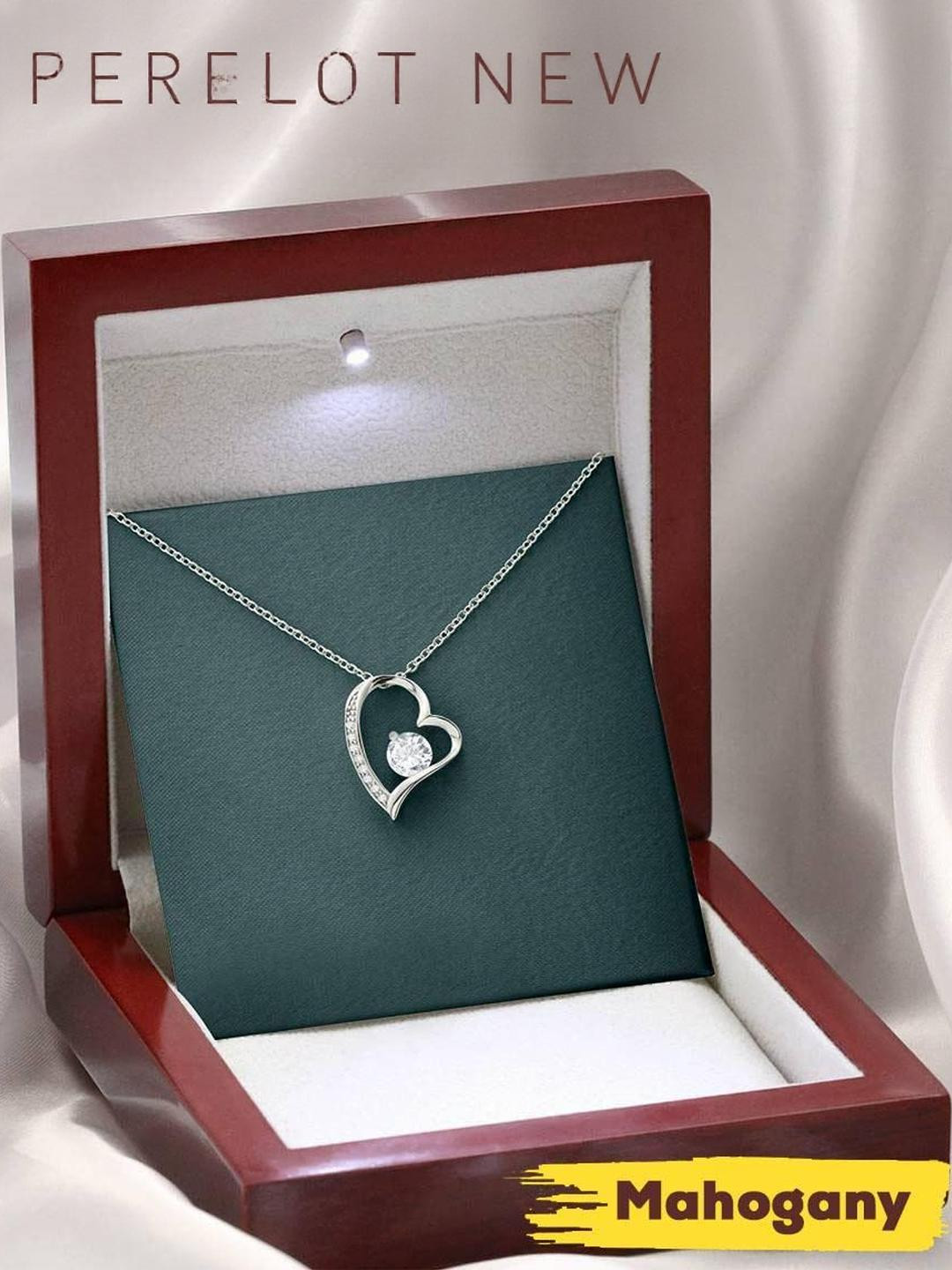 Sterling Silver Gift MOM NECKLACE, THANK FOR YOUR GUIDING GIFT FOR MOM FOREVER LOVE NECKLACE