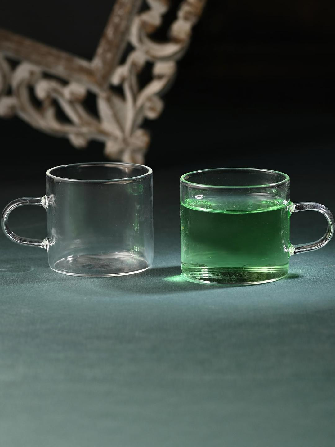 SOMIL set of 6 Transparent Food-Safe Water Glass tumblers