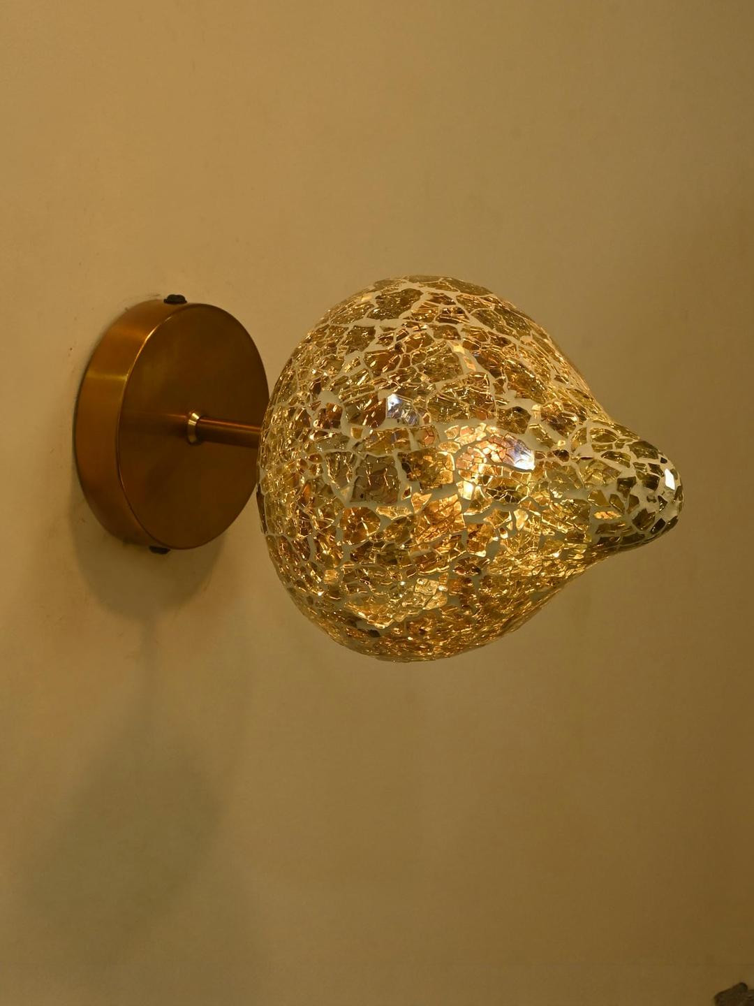 SOMIL Multicolored Decorative Glass Night Lamp for Home