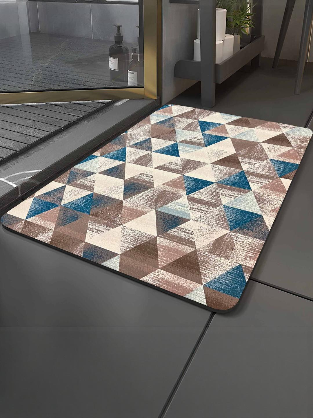 IVAZA Multicolor Quick Dry Anti Slip Soft Silicone Bath Mat for Bathroom