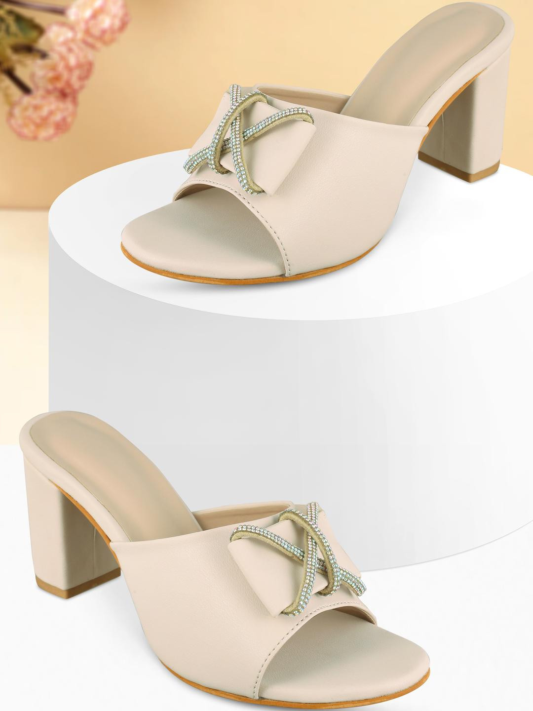 NTFC Women Off White Sandals