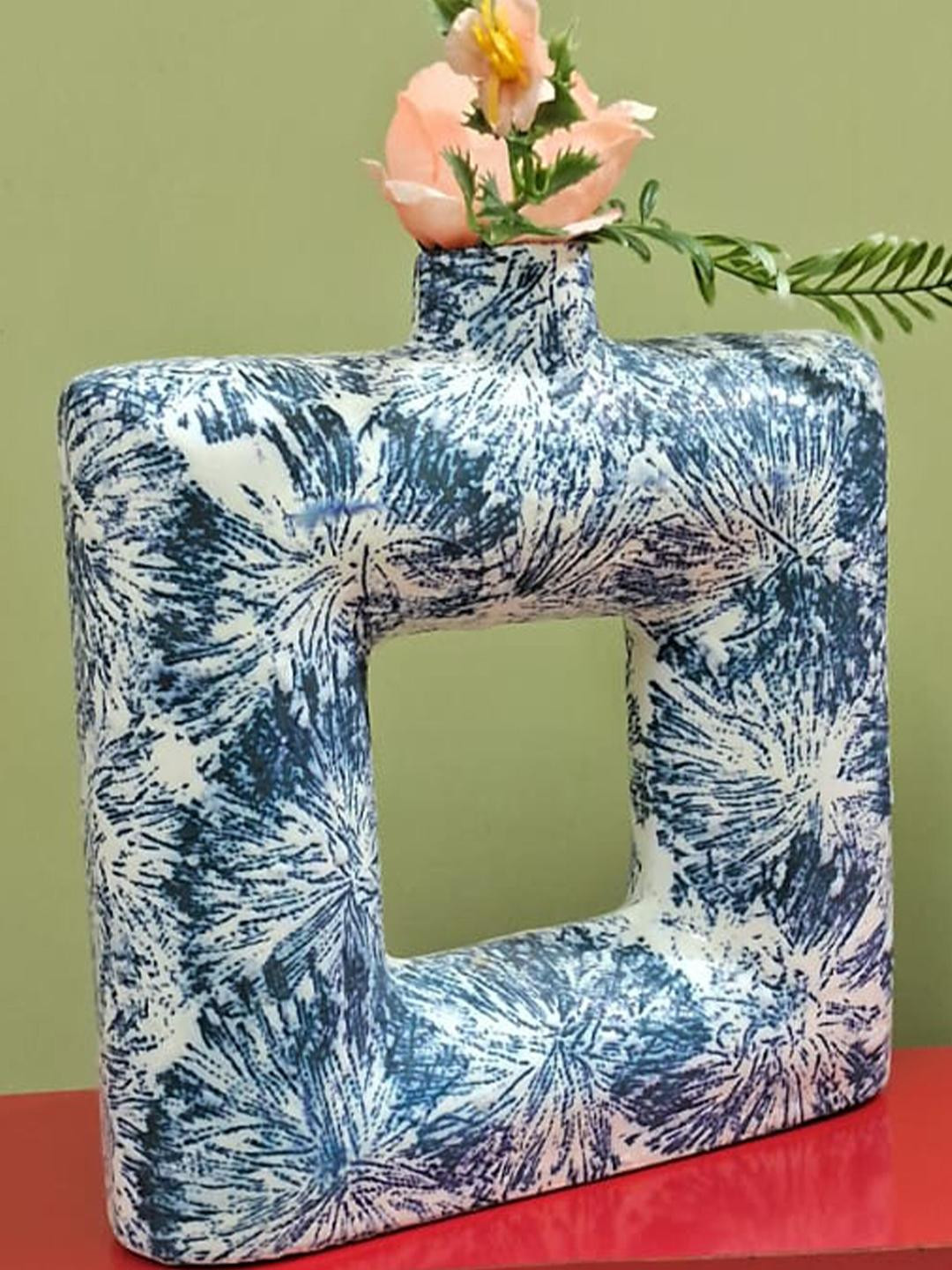 Kraftlik Handicraft Blue Ceramic Vase