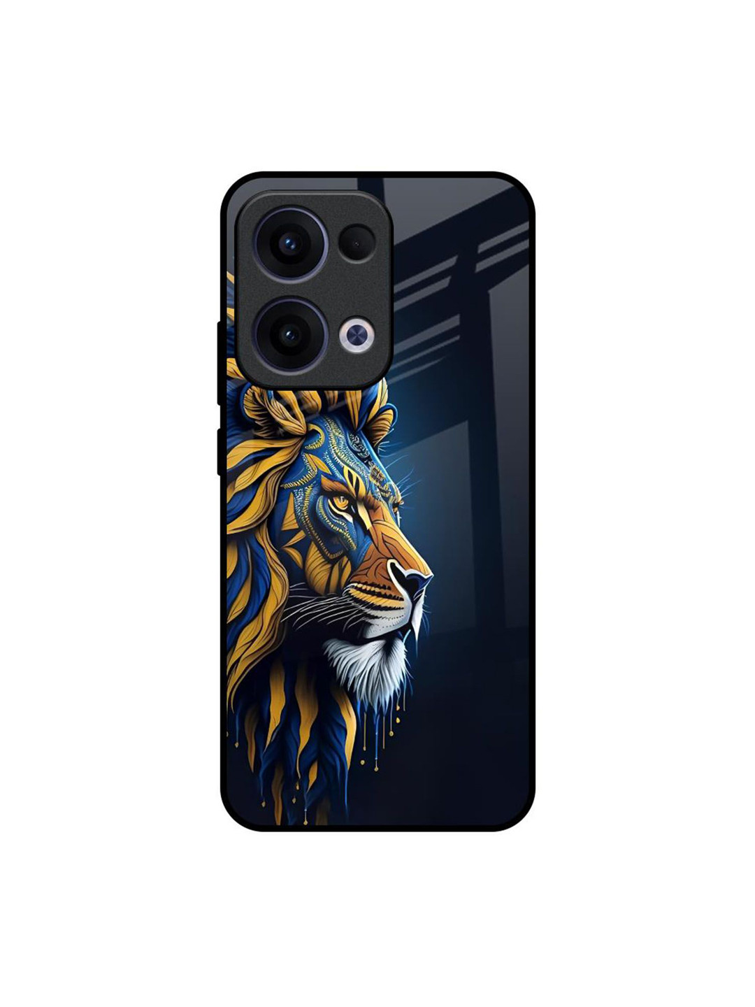 QRIOH Animated Lion Printed Oppo Reno13 5G Back Case Mobile Accessories