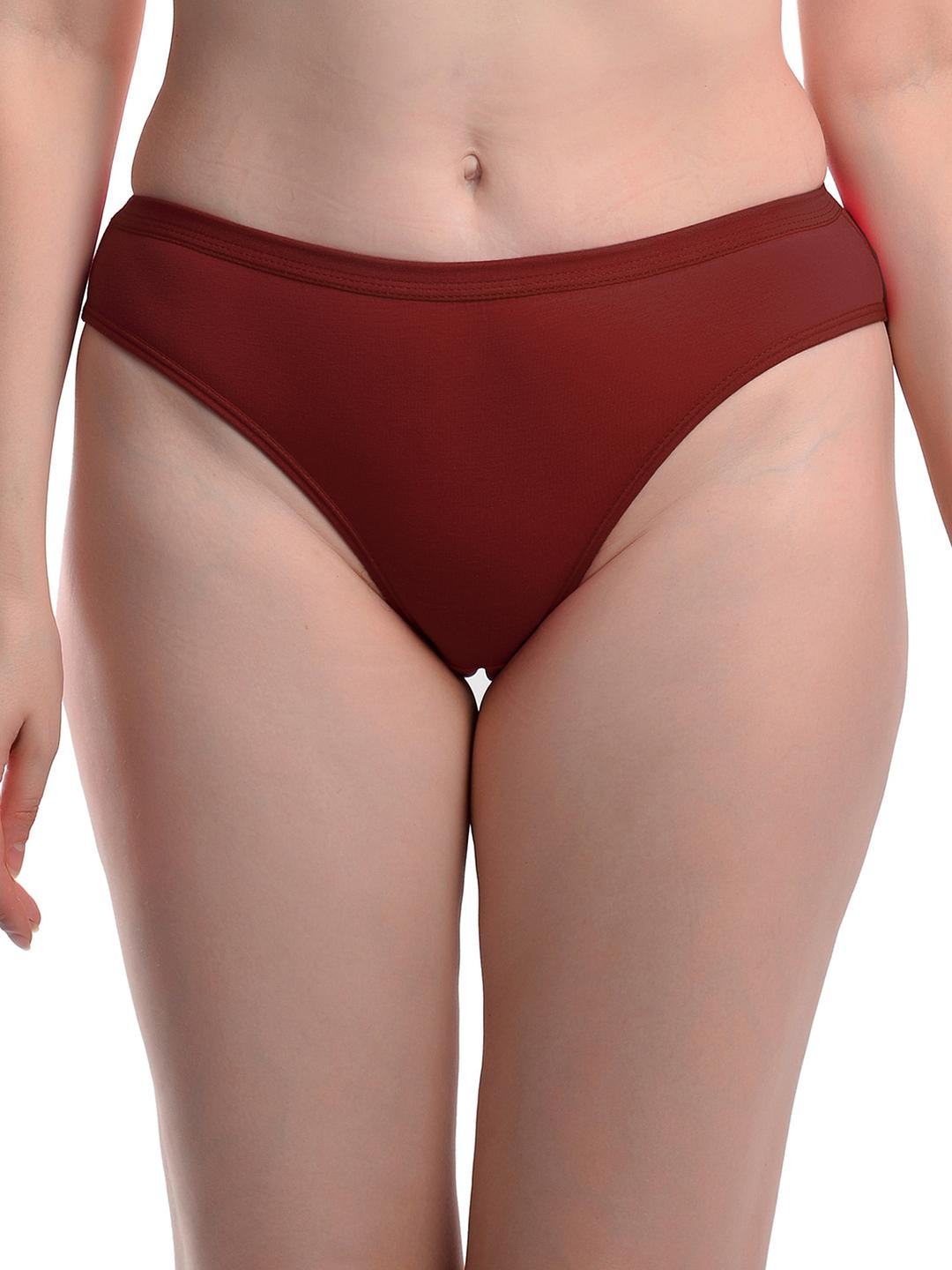 New stylish Orange,Maroon,Blue,Grey,Green Cotton Hipster Multicolor Panties Pack of 5