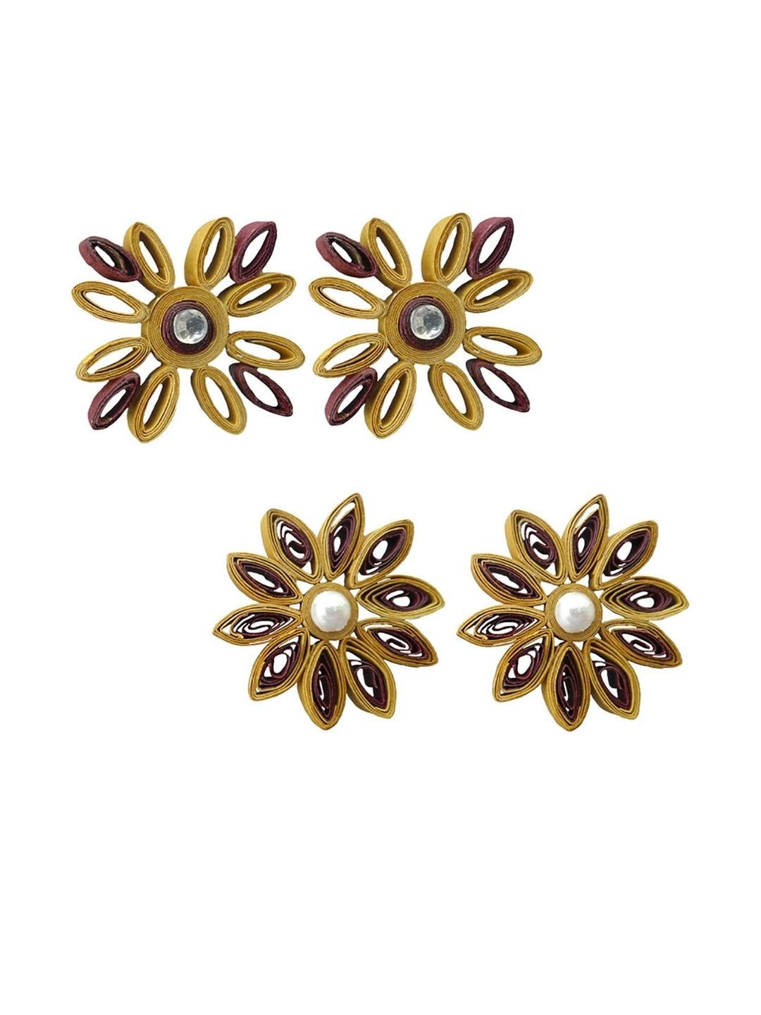 Adornity Women Black Earrings