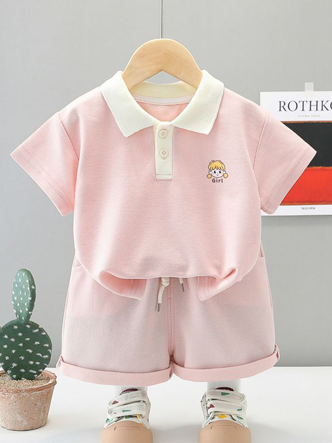 POP STREET KIDS Short Sleeves T-shirt With Shorts