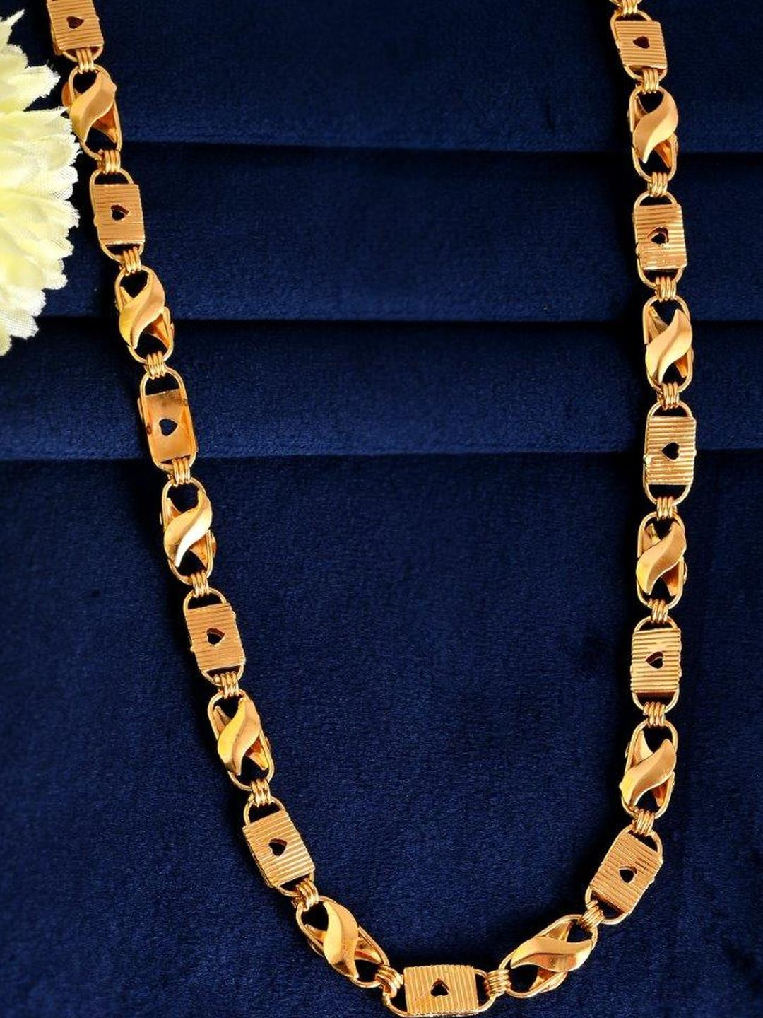 Roadster Men Gold-Plated Stainless Steel Chain