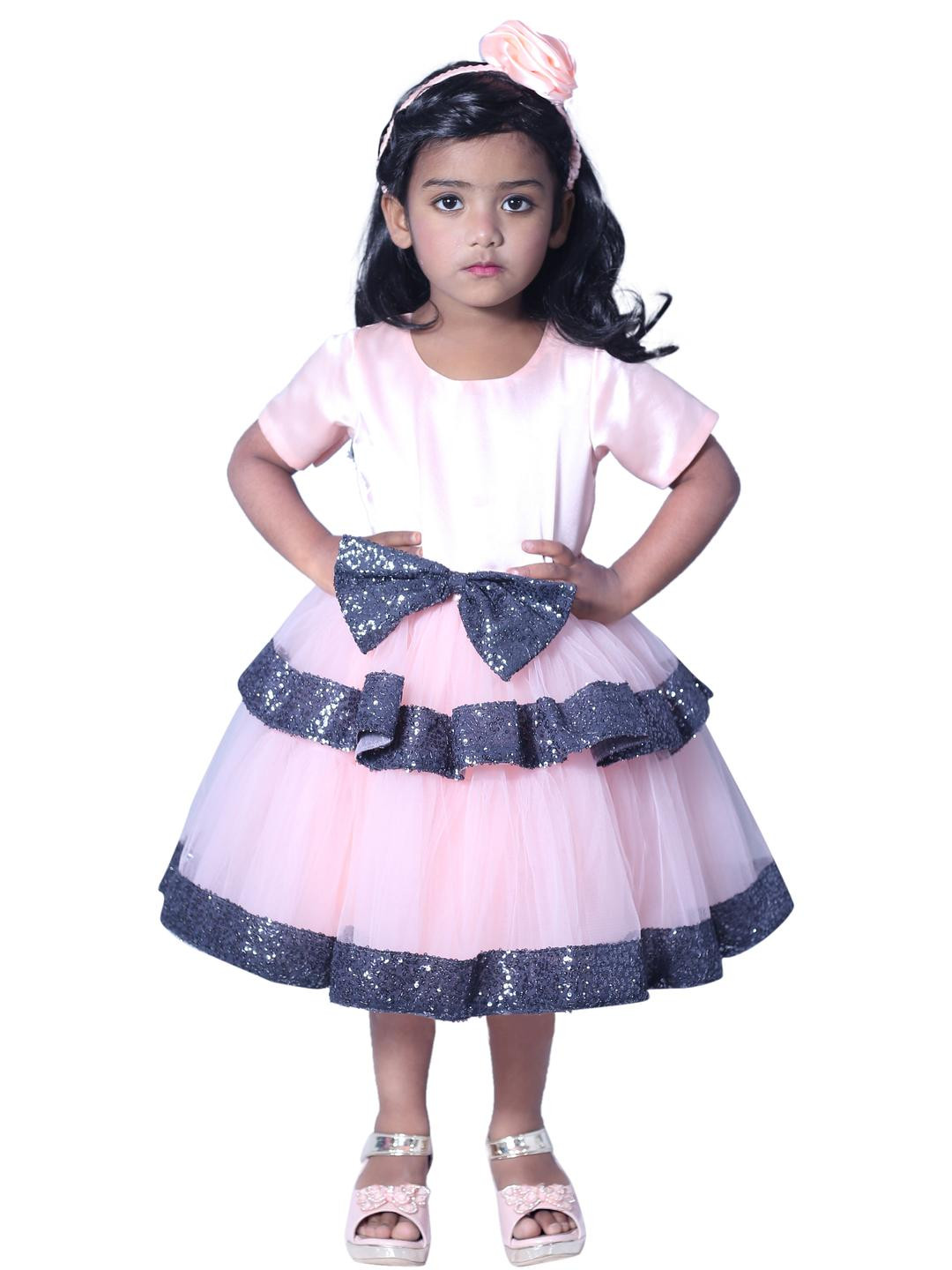 Shahina Fashion Girl Fit & Flare Round Neck Dress