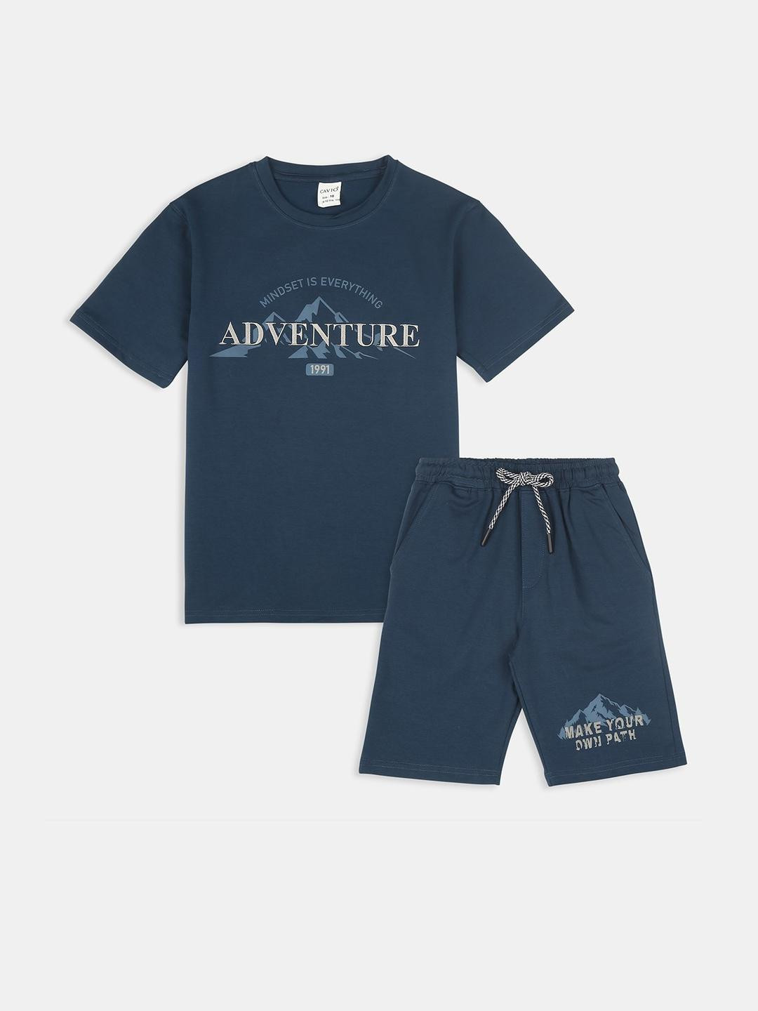CAVIO Boys Green Clothing Set