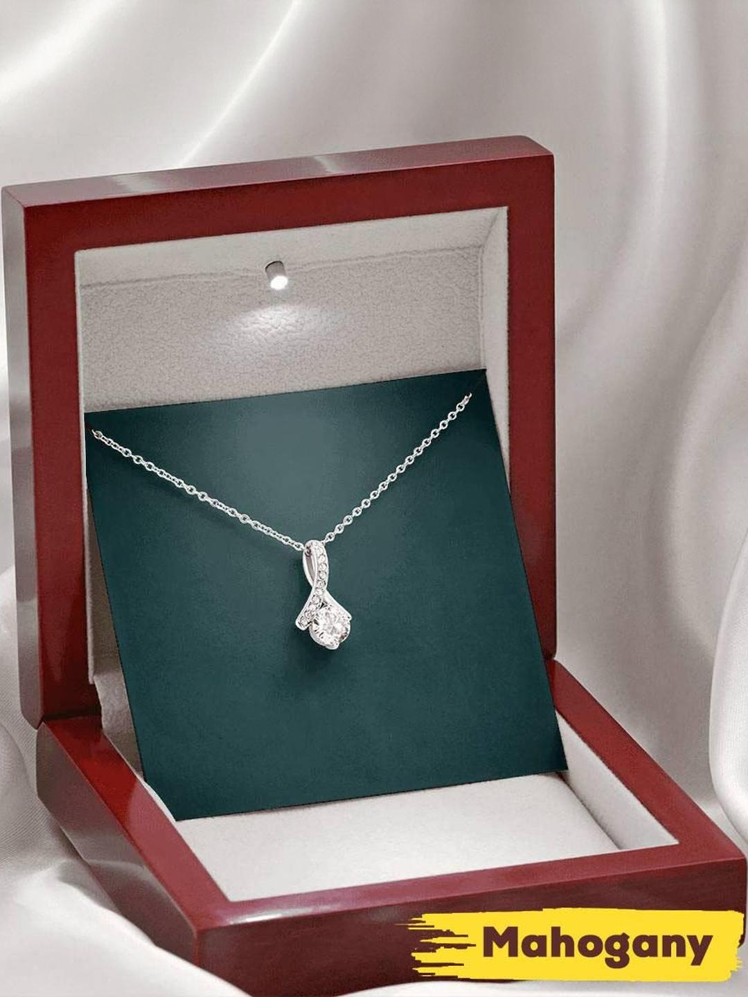 Sterling Silver Gift Dog Mom Necklace, Happy Holidays Gift English Bulldog Dog Mom Beauty Necklace