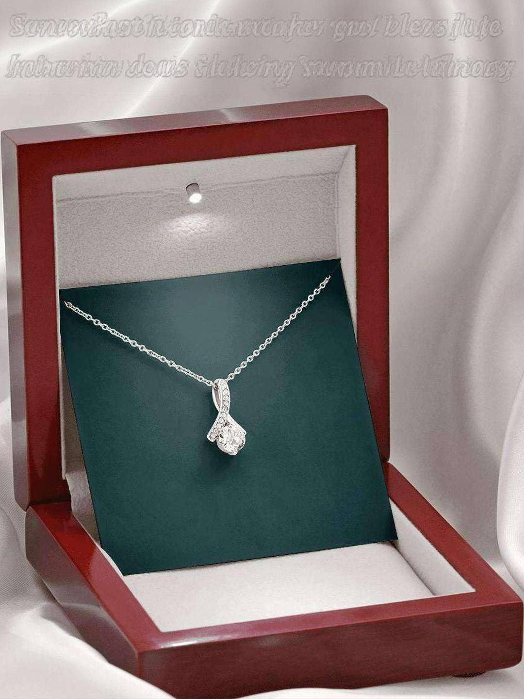 Sterling Silver Gift Daughter Necklace, The Goodness In This World Alluring Beauty Necklace Gift Fo