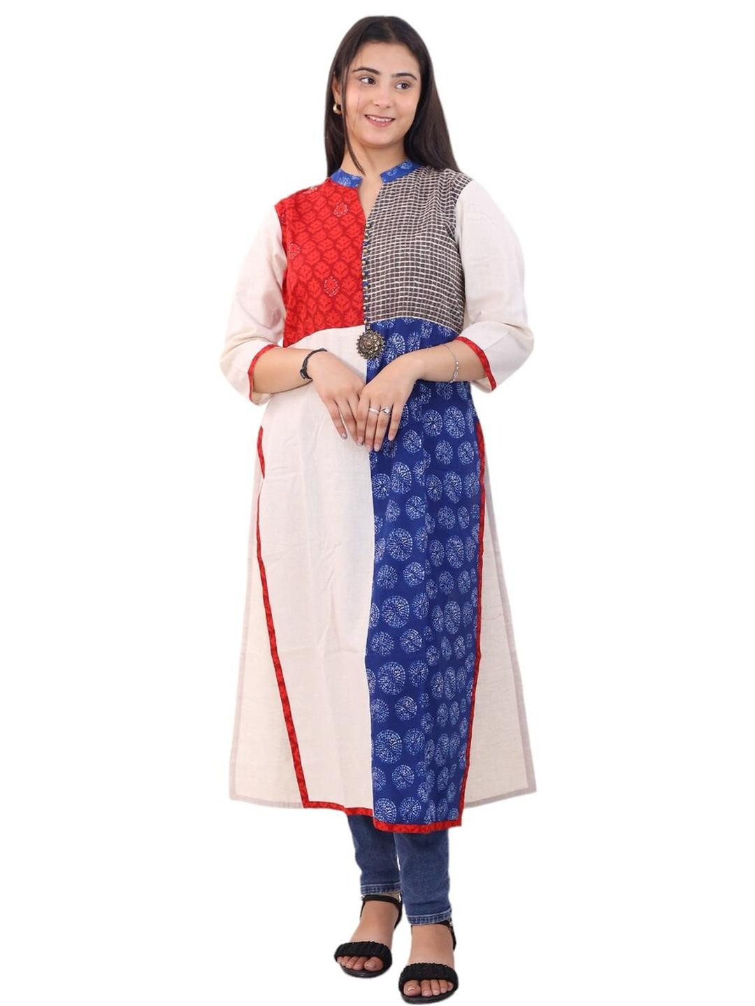 MODFUSE Women's Ethnic Motifs Printed Kurti