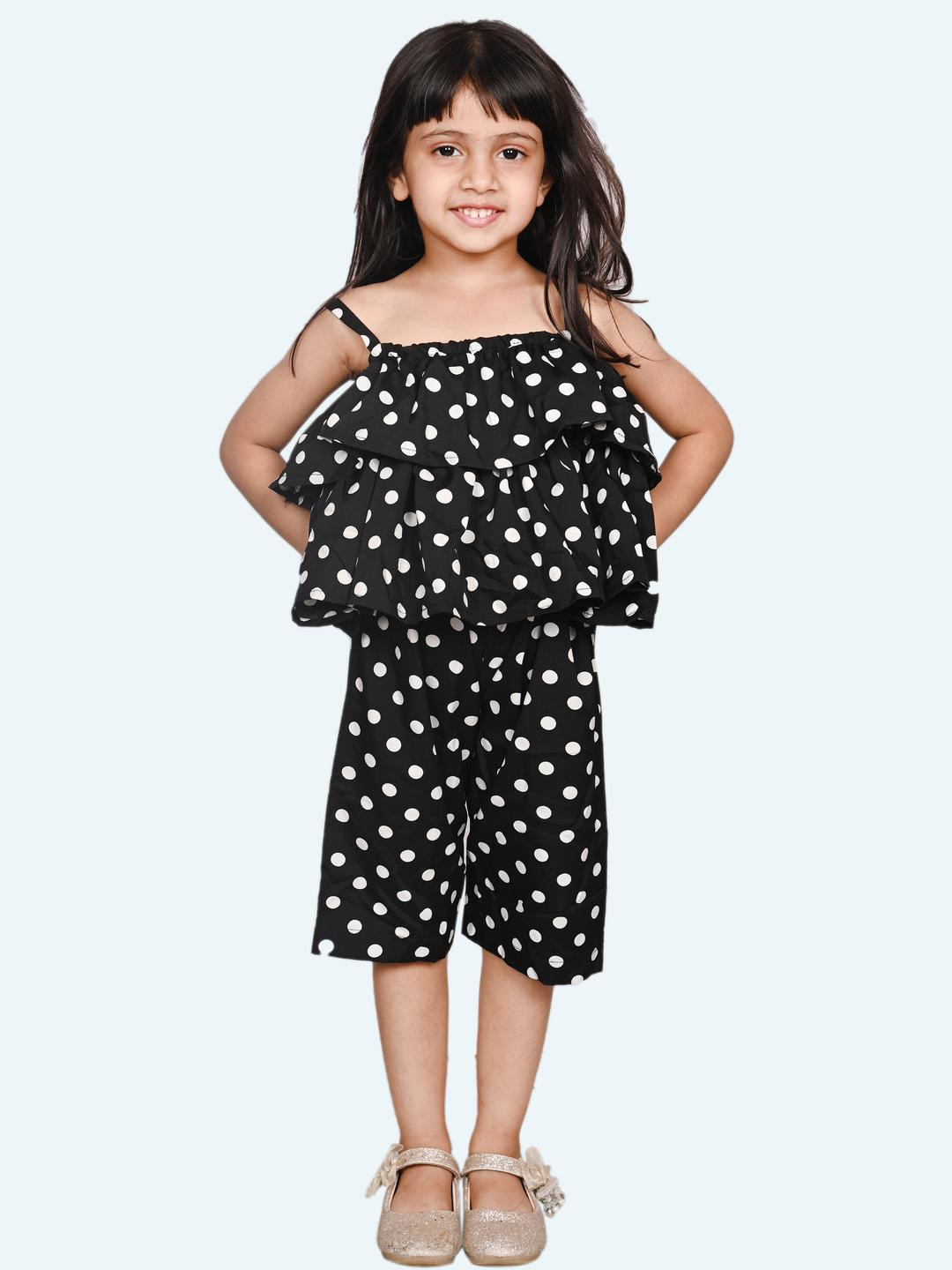 Modish Kids-Unisex Black Cotton Blend Clothing Set