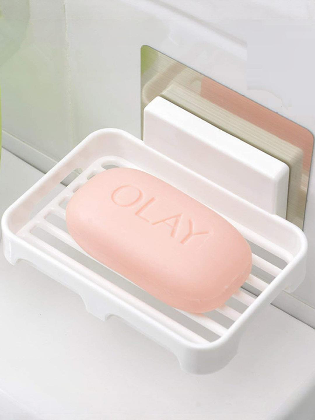 4square Self Adhesive Nail Free Wall Mounted Soap Holder