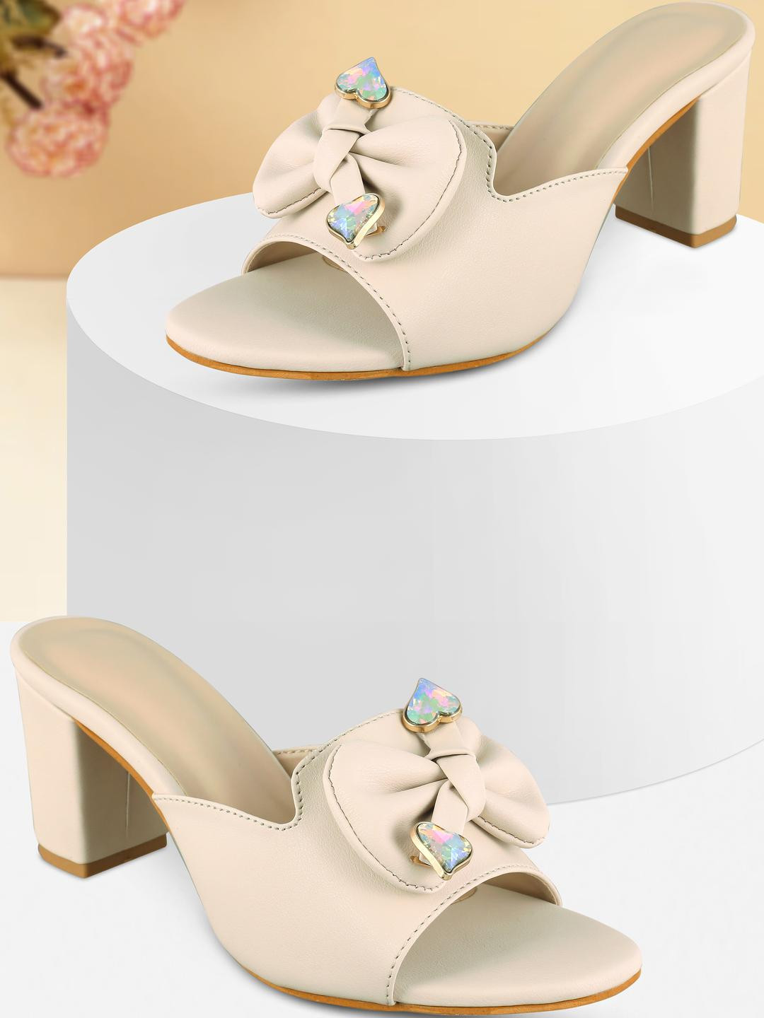 NTFC Women Off White Sandals